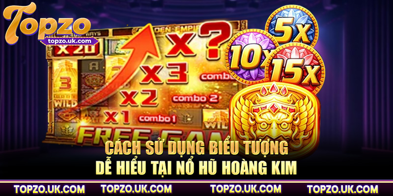 Cách sử dụng biểu tượng dễ hiểu tại nổ hũ Hoàng Kim